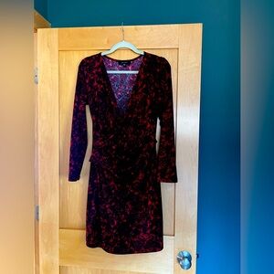 Karen Kane dress- red and black